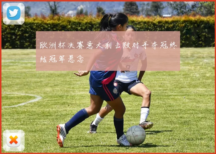 欧洲杯决赛意大利击败对手夺冠终结冠军悬念